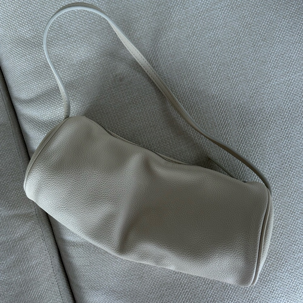 OAK + FORT Cylinder Bag in Oatmeal (Beige)
